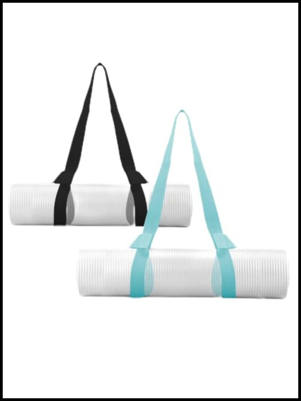 Yoga Mat Carrier Strap Set Polyester Cotton Adjustable Stretch Strap